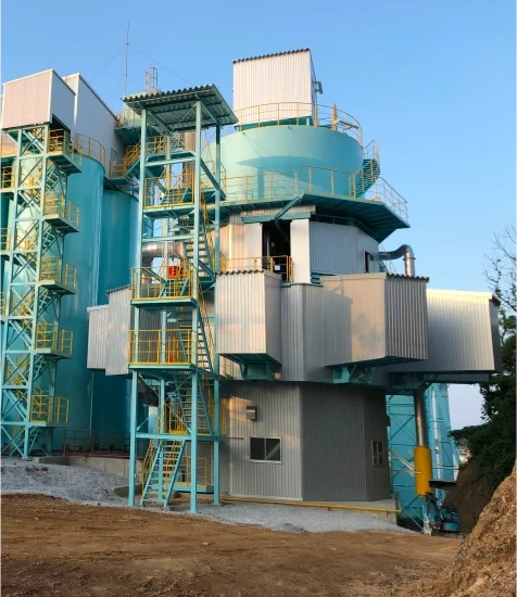 コマ式石灰炉の写真